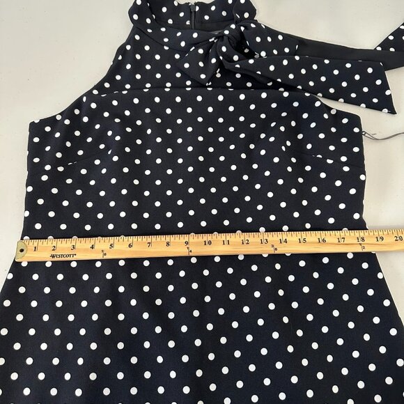 Vince Camuto Polka Dot Shift Dress Size 14 Black - Picture 10 of 14
